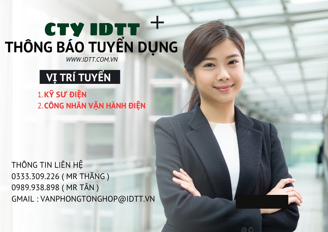Thông báo tuyển dụng công nhân vận hành điện