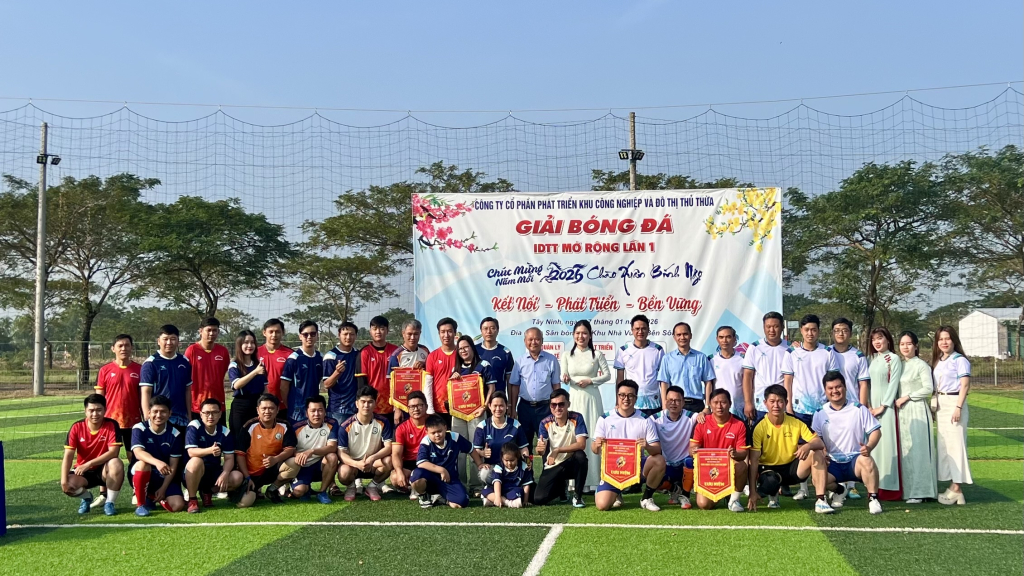 Giải bóng đá IDTT mở rộng lần 1: Lan tỏa tinh thần thể thao, gắn kết các đơn vị